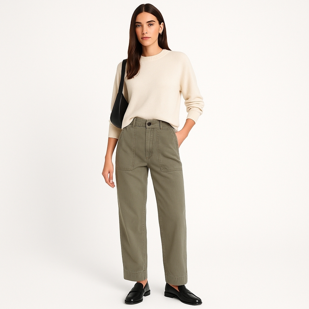 Everlane Olive Green Pants
